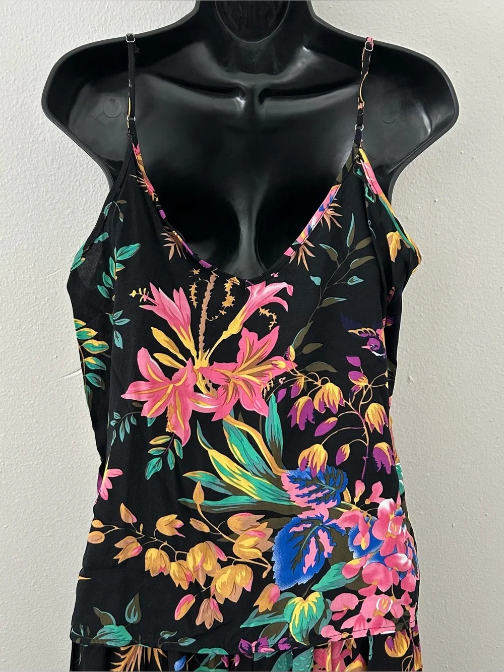 Cynthia Rowley Tropical Floral Tank Top & Maxi Skirt Matching Set Size M Resort - Picture 6 of 10